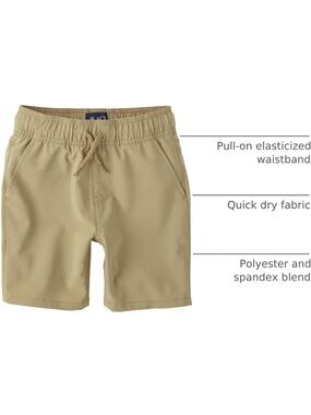 Lot of 4 Boys' Uniform Quick Dry Jogger Shorts from The Children’s Place